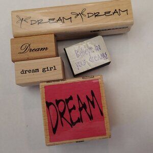 Dream and Believe Stampers Set of 5